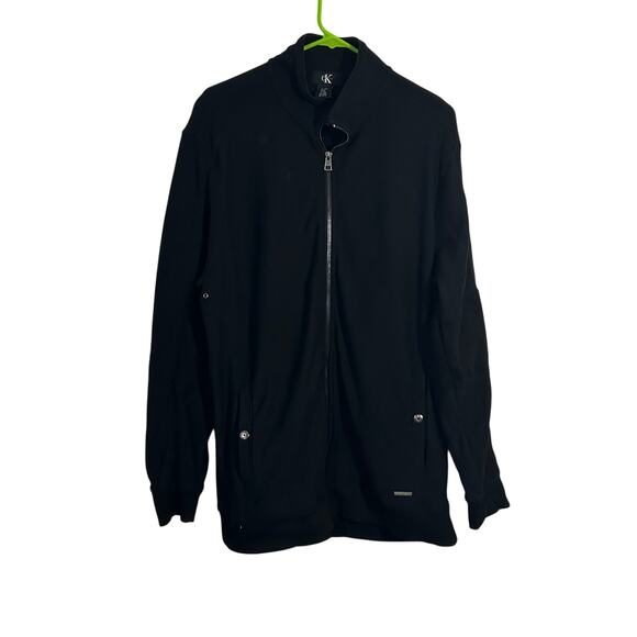 Calvin Klein Men’s full zip jacket cotton Large preppy business casual - Picture 1 of 6